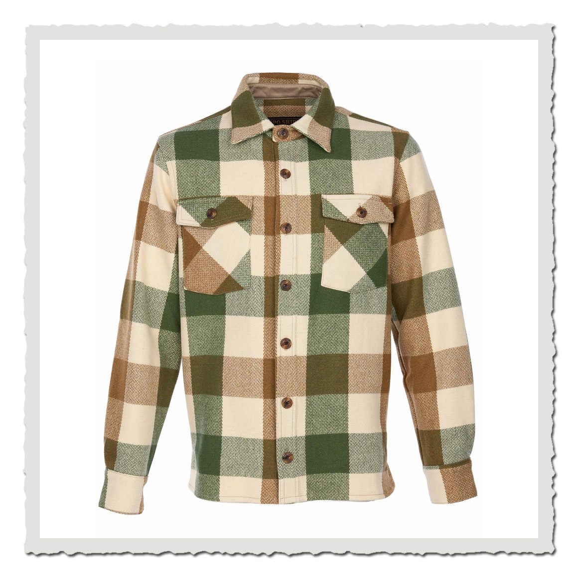 Pike Brothers 1943 CPO Shirt Ohio green – kariertes Workwear-Hemd im Vintage-Stil